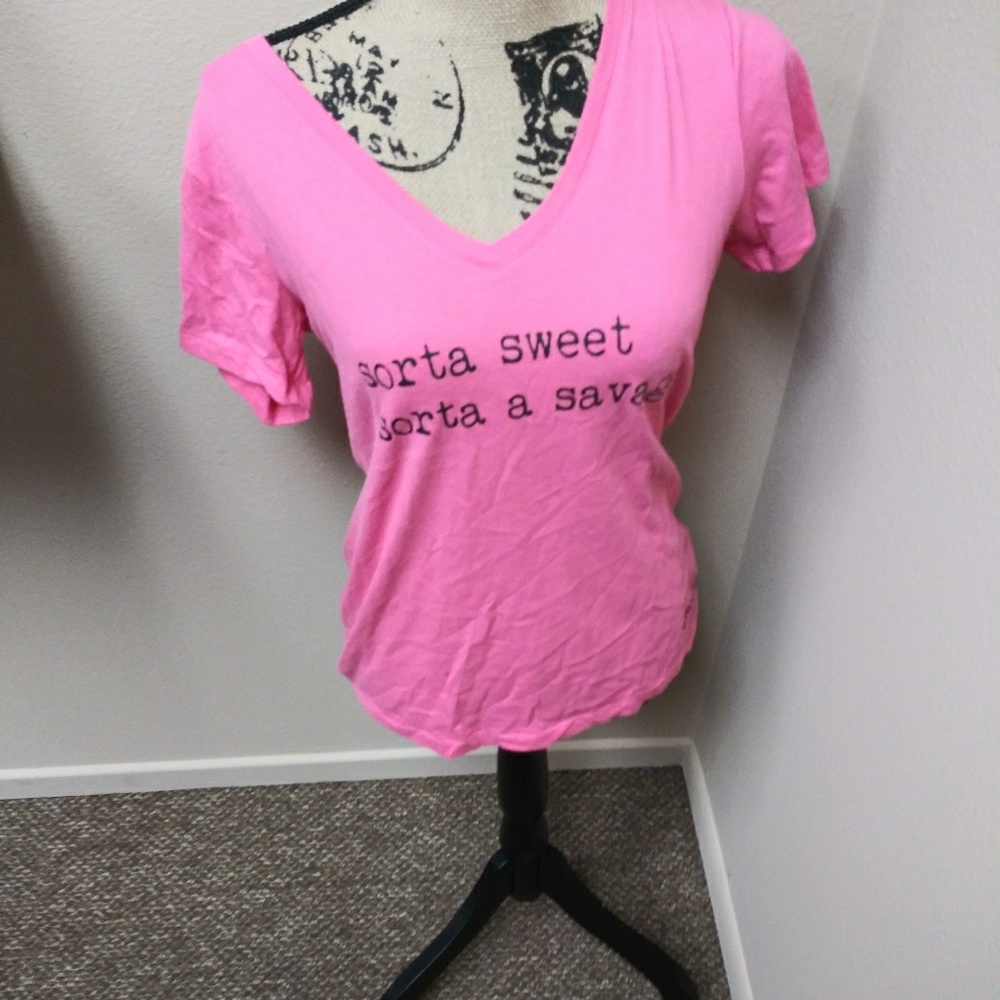 Graphic tee sorta sweet sorta savage